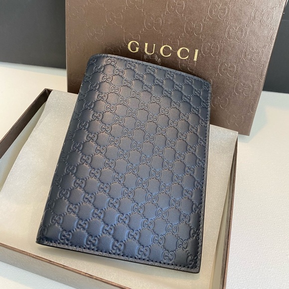 Gucci | Bags | Brand New Gucci Gg Logo Vertical Passport Case | Poshmark